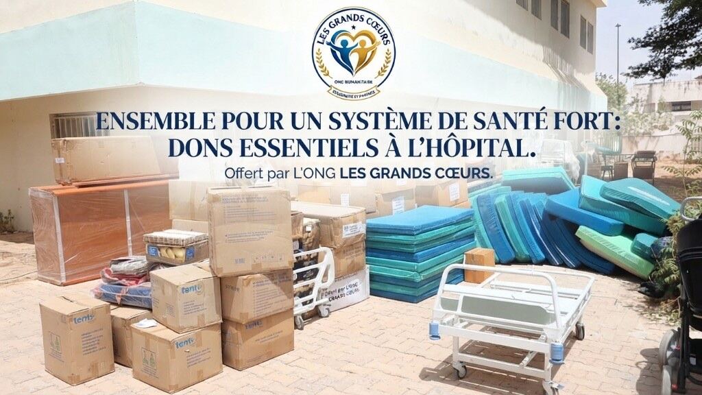 Remise de matériels à l’hôpital